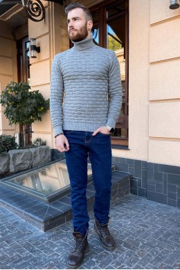 Свитер мужской, цвет серый, 161R602