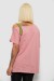 Футболка женская с принтом, цвет пудровый, 244R2158