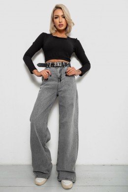 Джинсы женские Palazzo 244R00155, цвет Серый