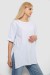 Футболка женская однотонная, цвет белый, 244R2024-5
