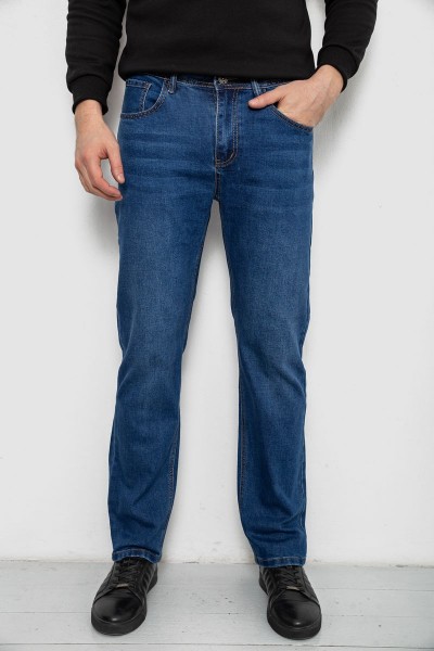 Джинсы мужские демисезонные, цвет синий, 244R9907
