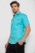 Рубашка мужская однотонная  -уценка, цвет бирюзовый, 214R7118-U-1