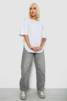 Футболка женская с принтом, цвет белый, 244R2017