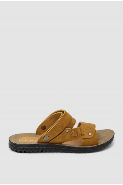 Сандалии для мальчика подростковые, цвет светло-коричневый, 243RL9101