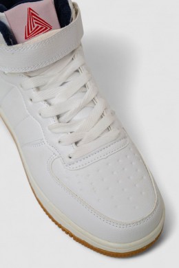 Кроссовки мужские зимние на меху, цвет бело-бежевый, 248RH202