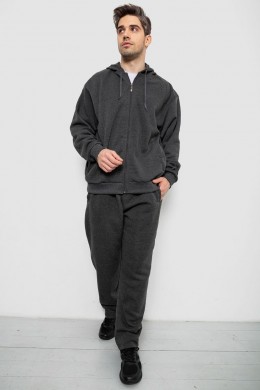Спортивный костюм мужской на флисе, цвет серый, 244R917
