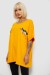 Футболка жіноча з принтом, колір жовтий, 244R2511 Футболка жіноча з принтом, колір жовтий, 244R2511