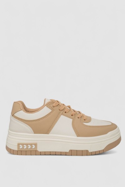 Кроссовки женские, цвет бежевый, 256RCB002-3