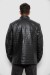 Куртка мужская однотонная экокожа, цвет черный, 214R607-5 Куртка мужская однотонная экокожа, цвет черный, 214R607-5
