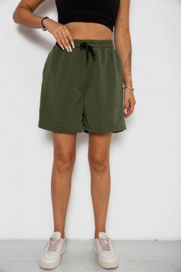 Шорти жіночі з принтом, колір хакі, 238R130