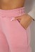 Спортивные штаны женские на флисе, цвет розовый, 238R57828