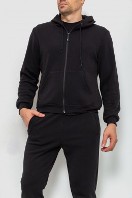 Спорт костюм мужский двухнитка, цвет черный, 119R200-5