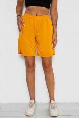 Шорти жіночі однотонні, колір жовтий, 238R57820