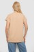 Футболка женская однотонная, цвет бежевый, 244R2300