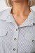 Сорочка класична в смужку, колір сіро-білий, 230R641-1 Сорочка класична в смужку, колір сіро-білий, 230R641-1