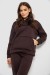 Спортивний костюм жіночий на флісі, колір шоколадний, 257R85 Спортивний костюм жіночий на флісі, колір шоколадний, 257R85