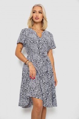 Платье софт с принтом, цвет белый, 230R0032-4