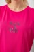 Футболка женская с принтом, цвет розовый, 244R3017