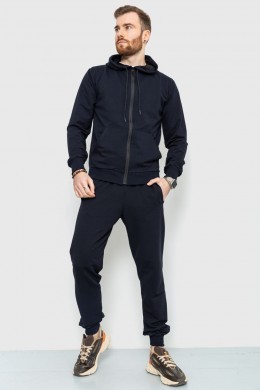 Спорт костюм мужской демисезонный, цвет темно-синий, 241R175