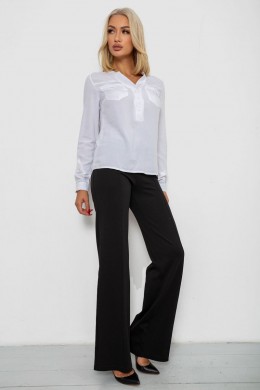Блуза однотонная, цвет белый, 230RR-96