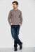 Свитер мужской, цвет мокко, 161R882 Свитер мужской, цвет мокко, 161R882