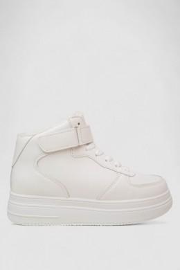 Кроссовки женские зимние, цвет белый, 248RBB08