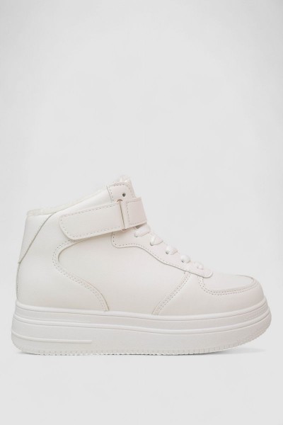 Кроссовки женские зимние, цвет белый, 248RBB08