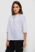 Блуза однотонная, цвет белый, 230R1121-7 Блуза однотонная, цвет белый, 230R1121-7