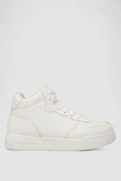 Кросівки жіночі зимові на хутрі, колір білий, 248RAD03