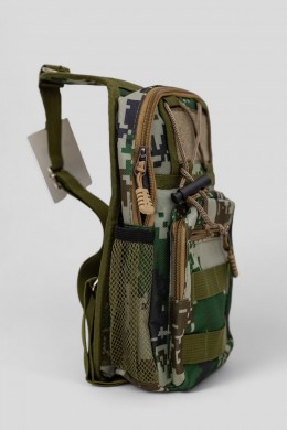 Сумка слінг чоловіча, колір хакі, 244RA-926