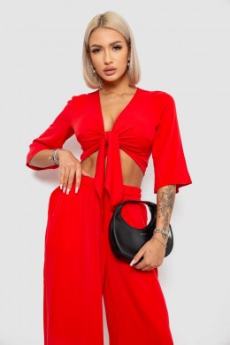 Костюм жіночий, колір червоний, 258R270