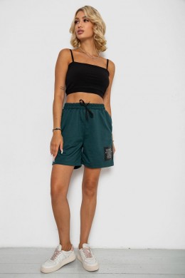 Шорти жіночі з принтом, колір зелений, 238R131