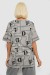 Футболка женская с принтом, цвет серый, 244R4016