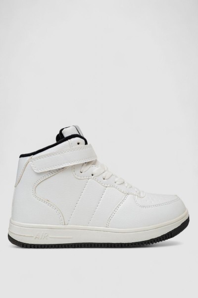 Кроссовки женские зимние на меху, цвет бело-черный, 248RH1040