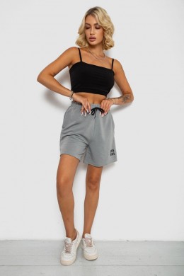 Шорти жіночі з принтом, колір сірий, 238R120
