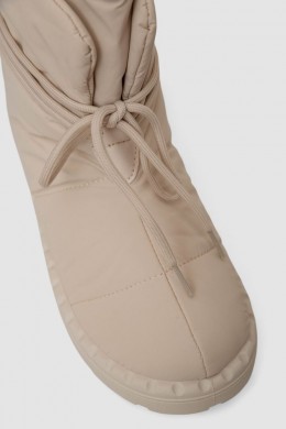 Дутики женские зимние на меху, цвет светло-бежевый, 248RFM600