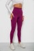Лосины однотонные в рубчик, цвет фуксия, 244R686 Лосины однотонные в рубчик, цвет фуксия, 244R686