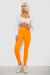 Лосини однотонні в рубчик, колір помаранчевий, 244R312-5