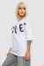Футболка женская с принтом, цвет белый, 244R3008-1 Футболка женская с принтом, цвет белый, 244R3008-1