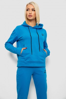 Спортивний костюм жіночий двонитка  -уцінка, колір джинс, 214R1419-005-U-2