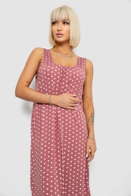 Сарафан женский в горох, цвет пудровый, 257R733
