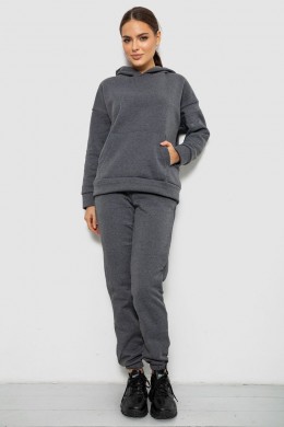 Спортивний костюм жіночий на флісі, колір сірий, 257R85