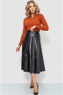 Кофта женская в рубчик, цвет терракотовый, 204R041