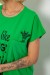 Футболка жіноча з принтом, колір зелений, 244R3013-5