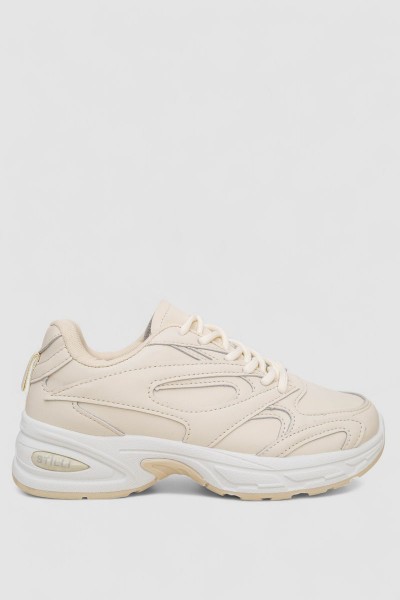 Кроссовки женские, цвет бежевый, 248RN10