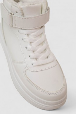 Кроссовки женские зимние, цвет белый, 248RBB08