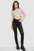 Джинсы женские стрейч, цвет черный, 244RM017