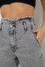 Джинсы женские Mom-fit, цвет серый, 244R1640S20