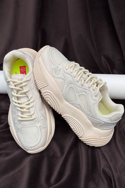 Кросівки жіночі, колір бежевий, 248RCX1270