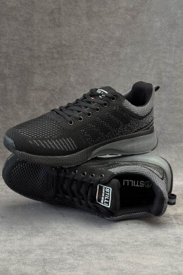 Кроссовки мужские демисезонные, цвет черно-серый, 248RH267